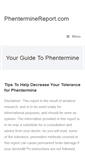 Mobile Screenshot of phenterminereport.com